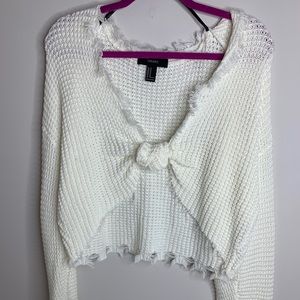 Forever 21 tie sweater